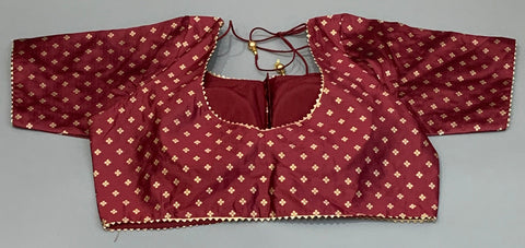 Maroon Blouse with all over Butties