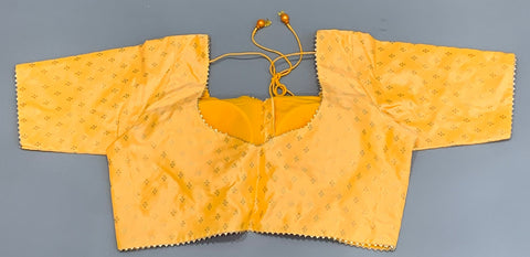 Yellow Blouse with all over Butties