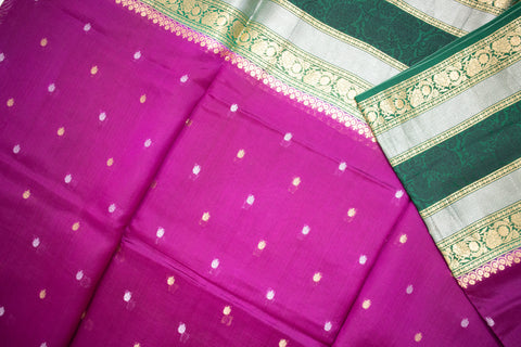 Purple Raw Mango saree