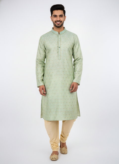 Green Kurta set