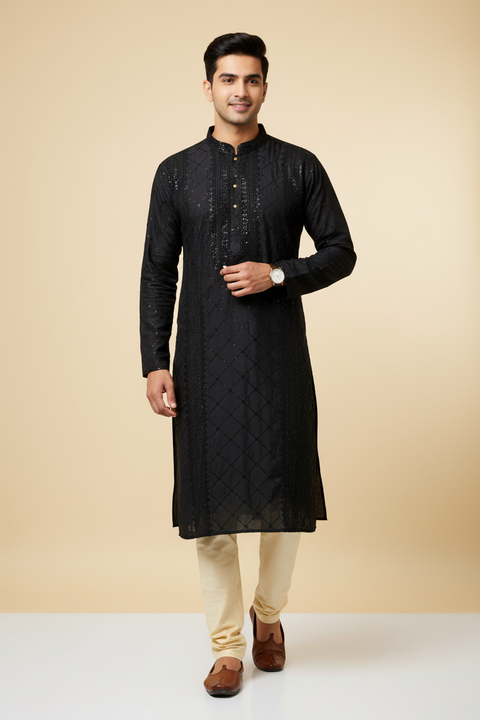 Black Kurta set
