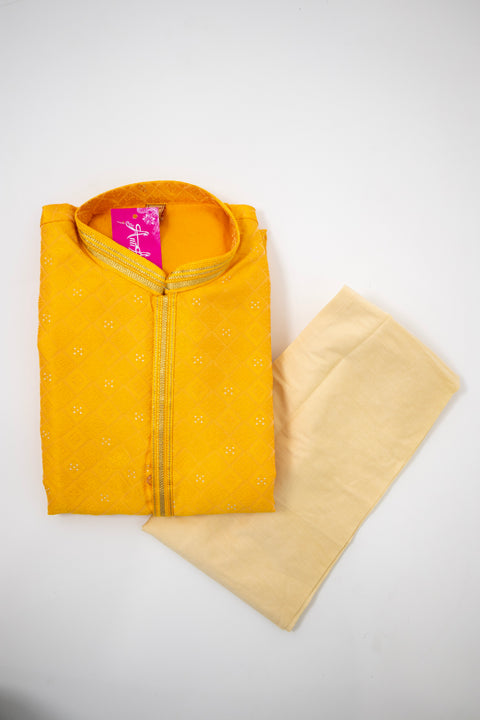 Mustard Yellow Kurta set