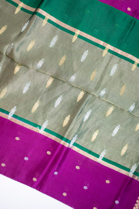 Purple Raw Mango saree