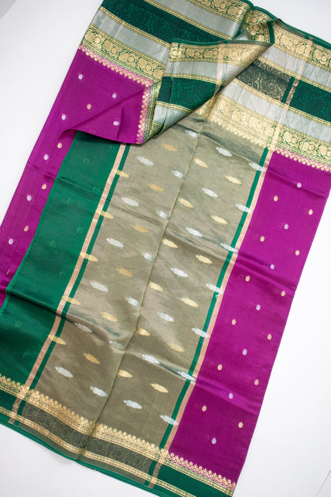 Purple Raw Mango saree
