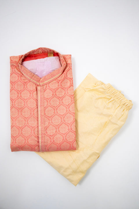 Peach Kurta set
