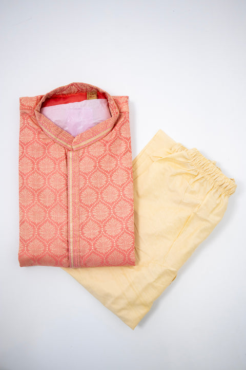 Peach Kurta set
