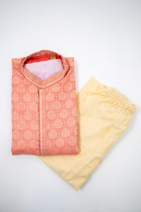Peach Kurta set