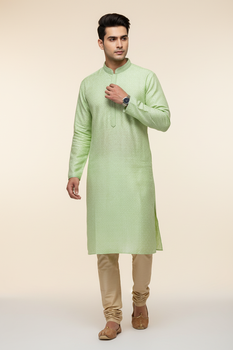 Green Kurta set
