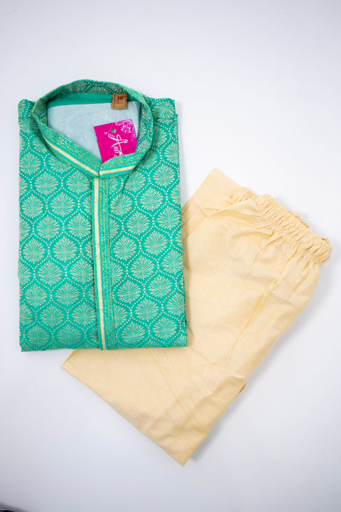 Green Kurta set