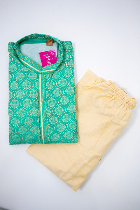 Green Kurta set