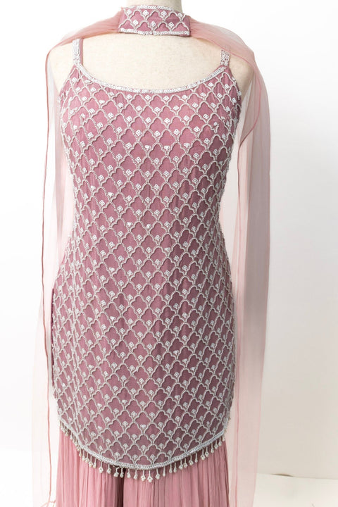 Pink Sharara