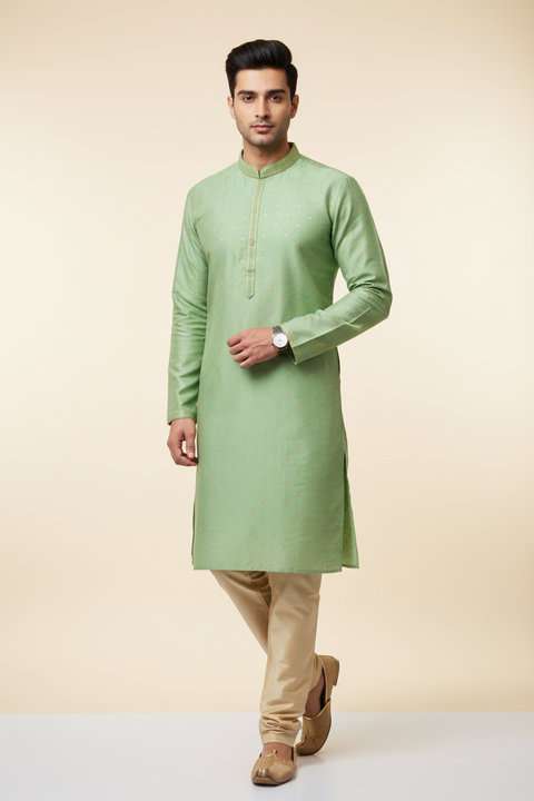 Green Kurta set