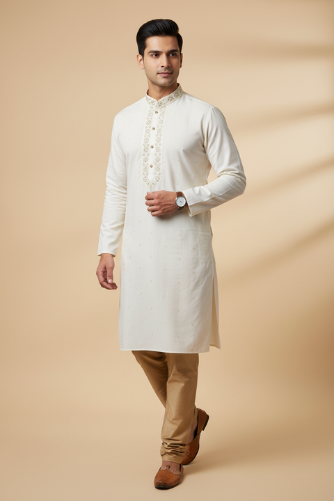 Off-White Kurta set
