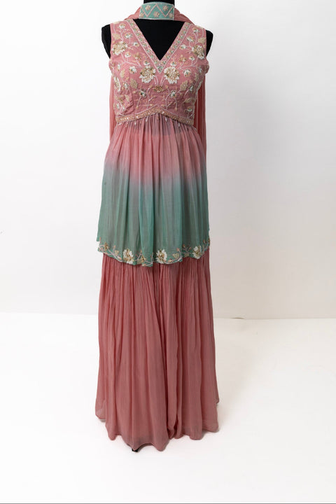 Pink and Blue Sharara