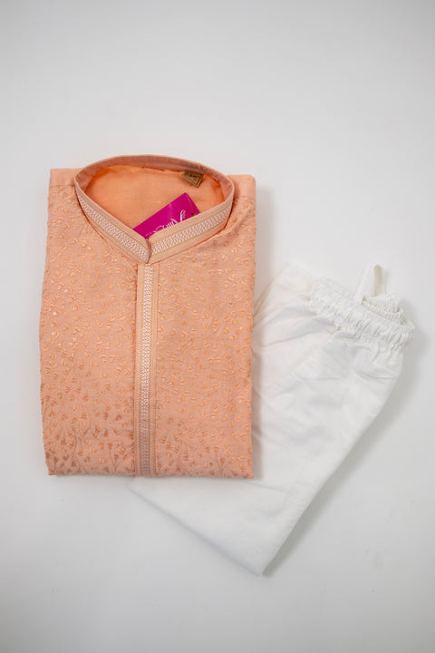 Peach Kurta set