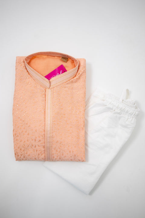 Peach Kurta set