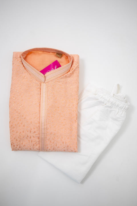 Peach Kurta set