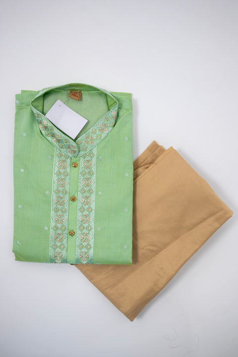 Green Kurta set