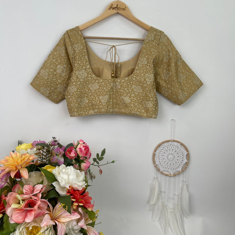 Gold Brocade Blouse
