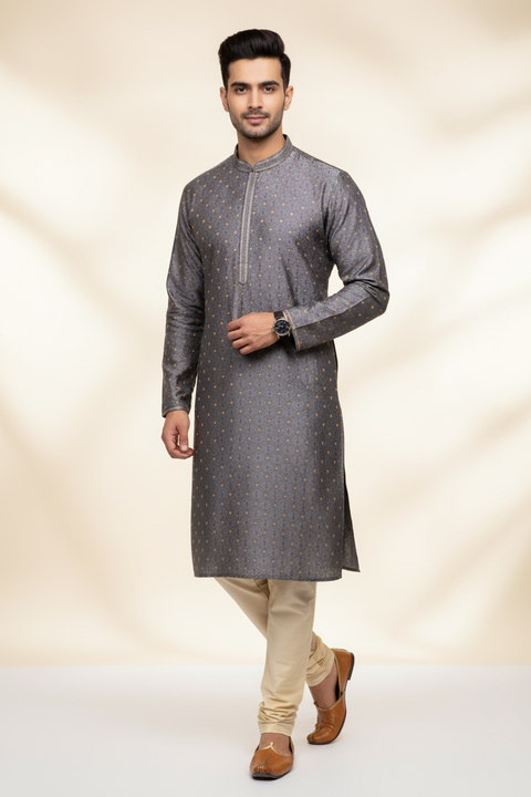 Grey Kurta set
