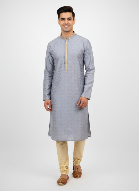 Grey Kurta set