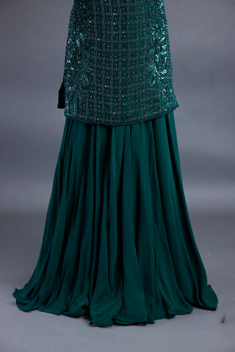 Bottle Green Sharara