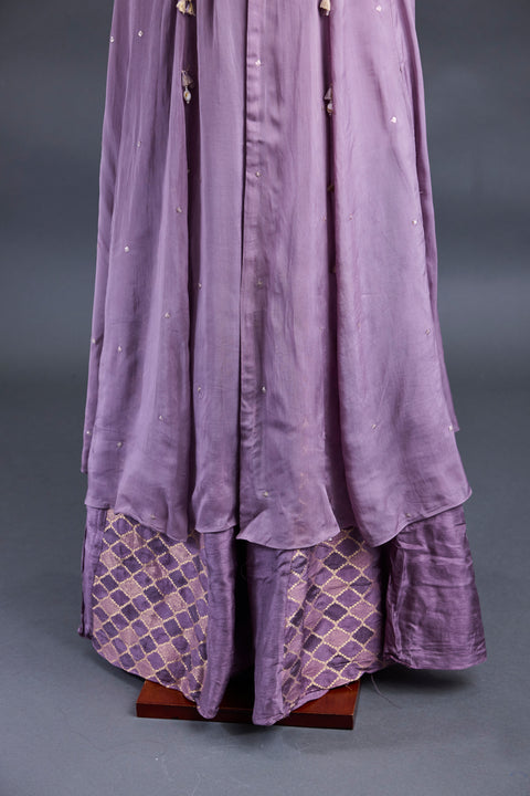 Purple Indo western dress