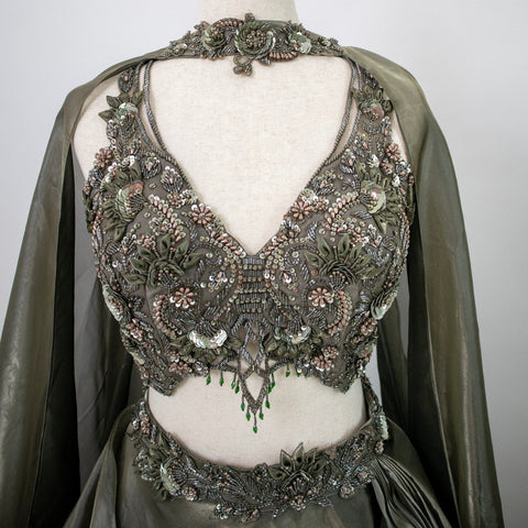 Elegant silver Lehenga