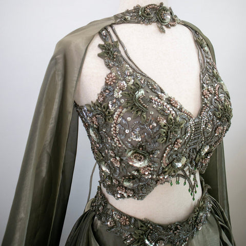 Elegant silver Lehenga