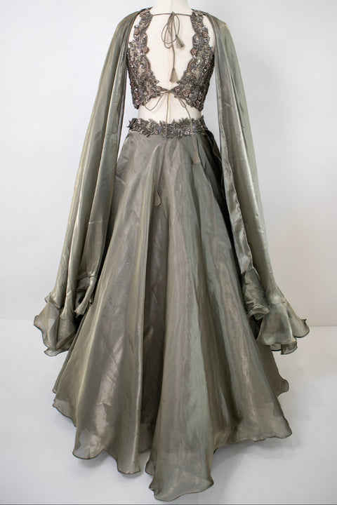 Elegant silver Lehenga