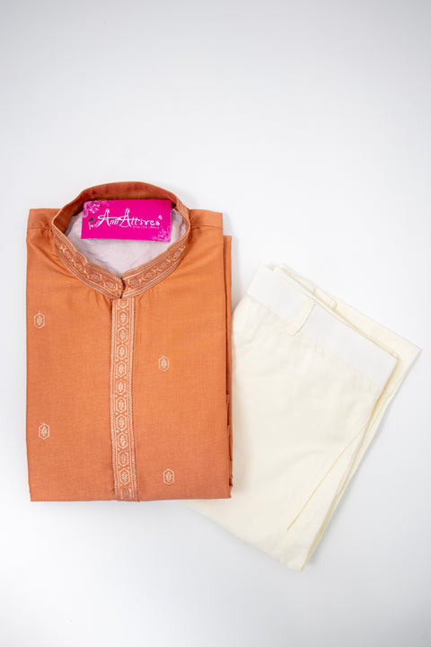 Orange Kurta set