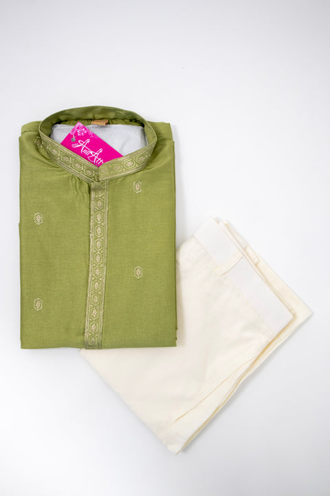 Green Kurta set