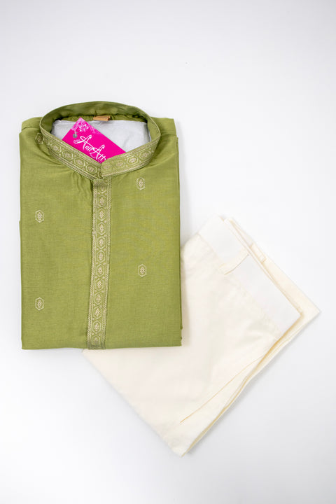 Green Kurta set