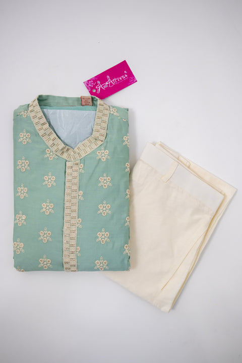 Sea Blue Kurta set