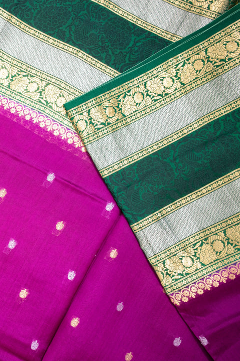 Purple Raw Mango saree