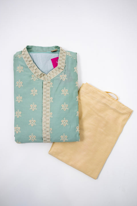 Sea Blue Kurta set