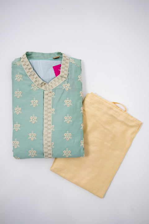 Sea Blue Kurta set