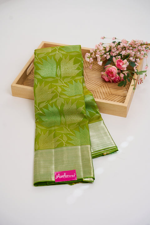 Light Green Kanjivaram Saree