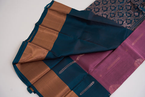 Pink & Green  Kanjivaram Saree
