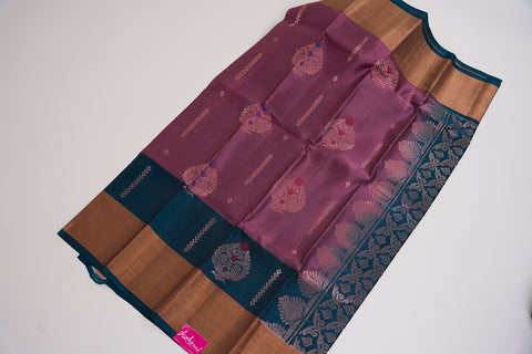 Pink & Green  Kanjivaram Saree