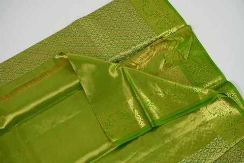 Light Green Kanjivaram Saree