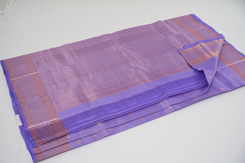Lavender Kanjivaram Saree