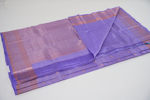 Lavender Kanjivaram Saree