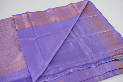 Lavender Kanjivaram Saree