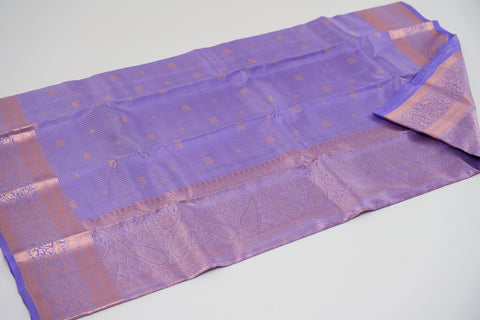 Lavender Kanjivaram Saree