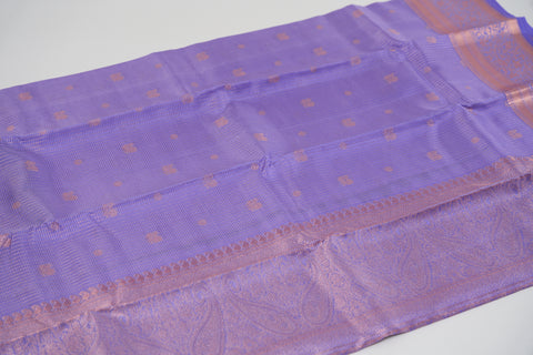 Lavender Kanjivaram Saree