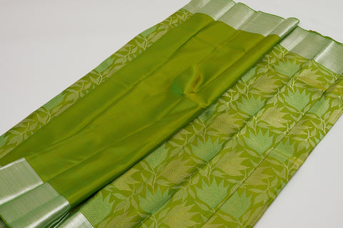 Light Green Kanjivaram Saree