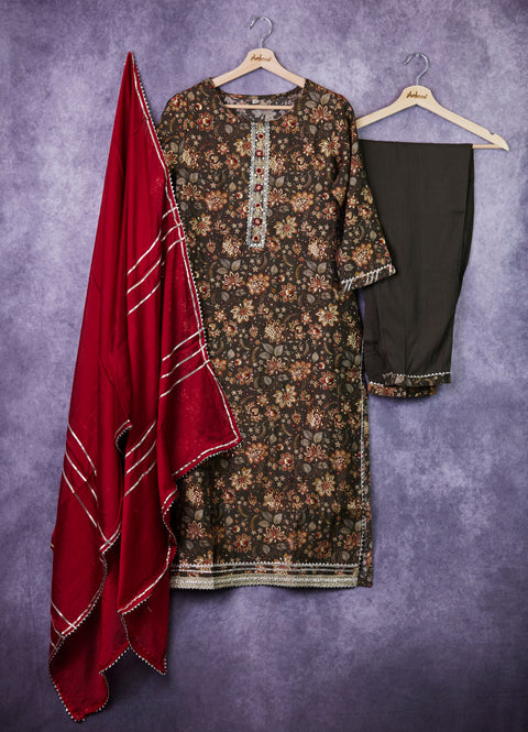Brown Kurta Set