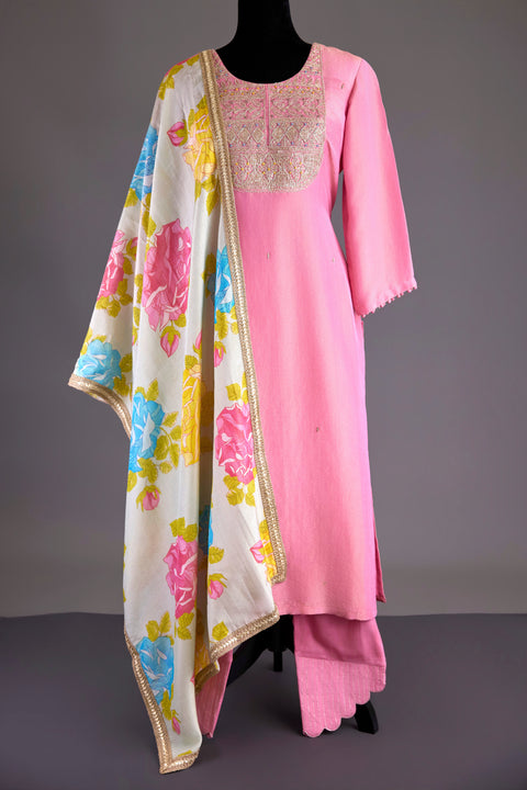 Pink Tissue Suit set