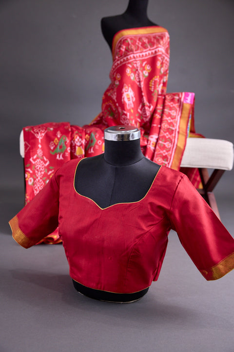 Red Patan Patola Saree